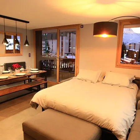L'ecrin Alpin - Somptueux 4 Pieces Neuf Coeur Station Apartment