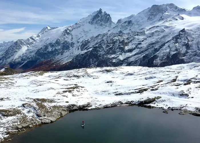 公寓 L'ecrin Alpin - Somptueux 4 Pieces Centre Station A 100m Du Jandri 3s