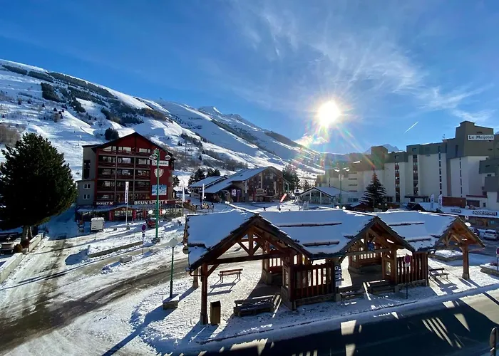 公寓 L'ecrin Alpin - Somptueux 4 Pieces Centre Station A 100m Du Jandri 3s *