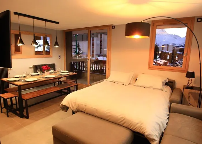 L'ecrin Alpin - Somptueux 4 Pieces Centre Station A 100m Du Jandri 3s Apartment